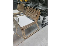 6x lounge goud + kussen (6x) - afbeelding 4 van  4