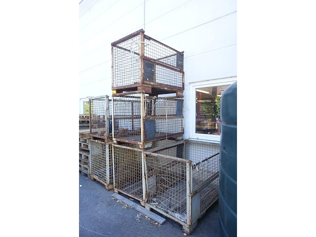 6x metalen gitterbox - afbeelding 2 van  3