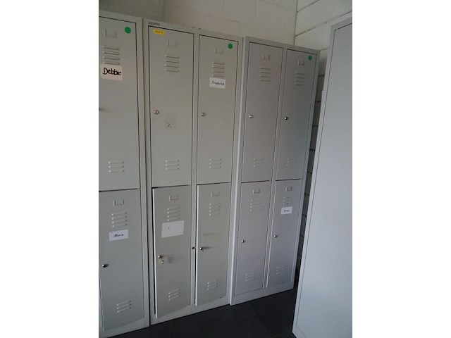 6x metalen locker - afbeelding 4 van  4
