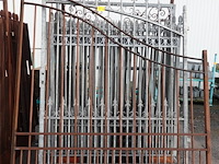 6x metalen poort galvanisé - afbeelding 1 van  4