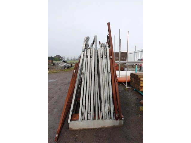 6x metalen poort galvanisé - afbeelding 2 van  4