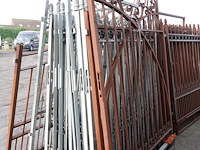 6x metalen poort galvanisé - afbeelding 3 van  4