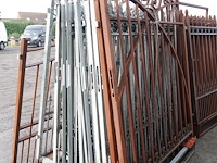 6x metalen poort galvanisé - afbeelding 4 van  4