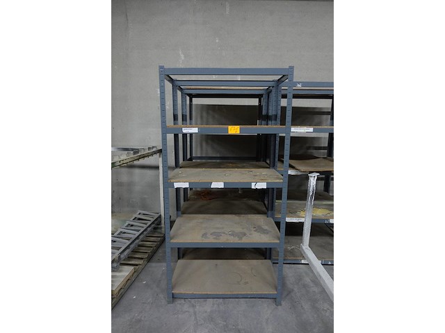 6x metalen rek - afbeelding 1 van  5