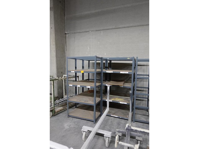 6x metalen rek - afbeelding 3 van  5