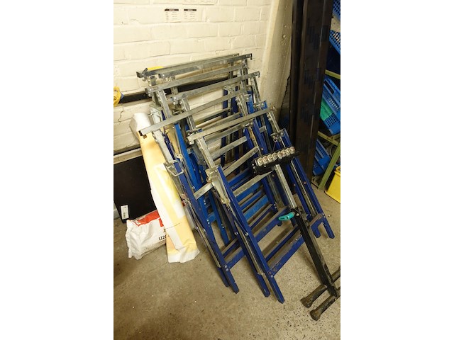 6x metalen schraag - afbeelding 2 van  3
