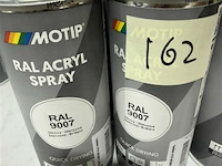 6x motip acryl grijs ral9007 400ml (houdbaar tot 2034) - afbeelding 3 van  3