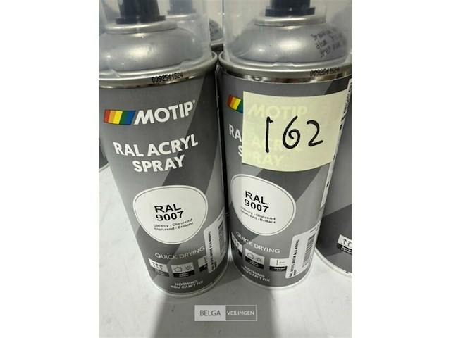 6x motip acryl grijs ral9007 400ml (houdbaar tot 2034) - afbeelding 3 van  3