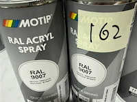6x motip acryl grijs ral9007 400ml (houdbaar tot 2034) - afbeelding 3 van  3