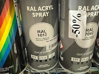 6x motip acryl parelwit ral1013 400ml (houdbaar tot 2034) - afbeelding 2 van  3
