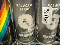 6x motip acryl parelwit ral1013 400ml (houdbaar tot 2034) - afbeelding 3 van  3