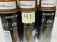6x motip bronze - antique gold 400ml (houdbaar tot 2034) - afbeelding 1 van  3