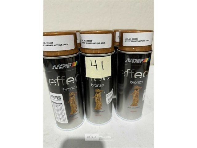 6x motip bronze - antique gold 400ml (houdbaar tot 2034) - afbeelding 1 van  3