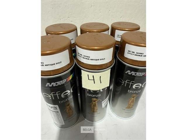 6x motip bronze - antique gold 400ml (houdbaar tot 2034) - afbeelding 3 van  3