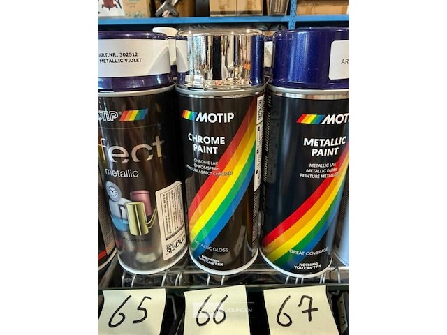 6x motip chrome effect chrome 400ml (houdbaar tot 2034) - afbeelding 3 van  3
