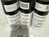 6x motip diepzwart hoogglanzend ral9005 150ml (houdbaar tot 2034) - afbeelding 1 van  3