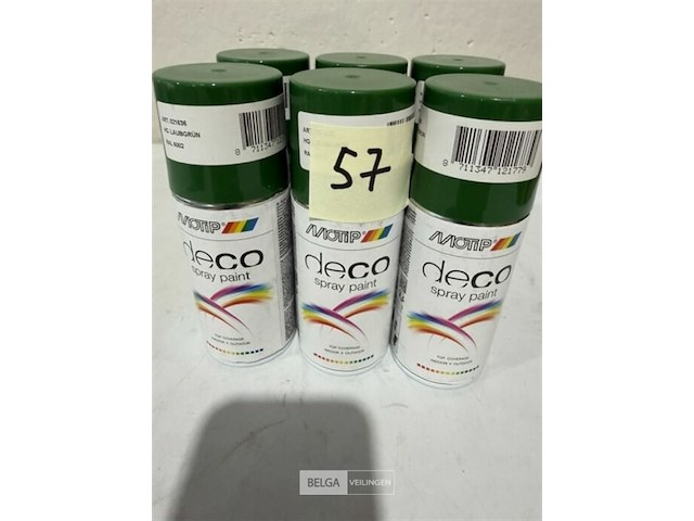 6x motip donkergroen ral6002 150ml (houdbaar tot 2034) - afbeelding 2 van  3