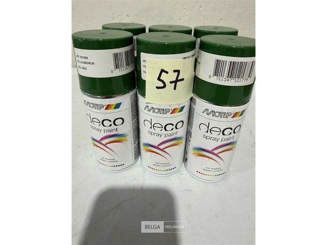 6x motip donkergroen ral6002 150ml (houdbaar tot 2034) - afbeelding 2 van  3