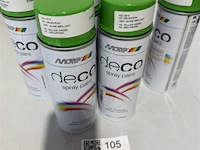 6x motip geelgroen ral6018 400ml (houdbaar tot 2034) - afbeelding 1 van  3
