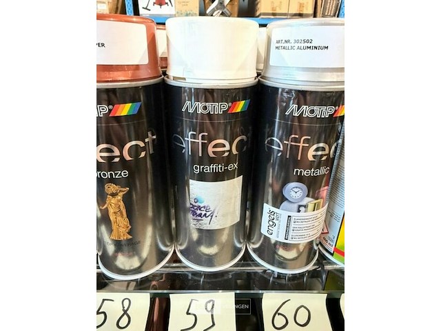 6x motip graffiti-ex 400ml (houdbaar tot 2034) - afbeelding 3 van  3