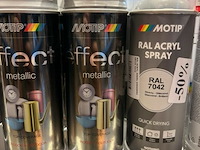 6x motip metallic alluminium 400ml (houdbaar tot 2034) - afbeelding 2 van  2