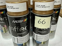 6x motip metallic antique gold 400ml (houdbaar tot 2034) - afbeelding 2 van  3