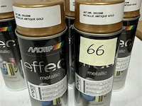 6x motip metallic antique gold 400ml (houdbaar tot 2034) - afbeelding 1 van  3