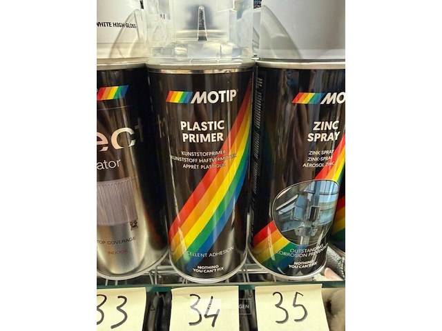 6x motip plastic primer 400ml (houdbaar tot 2034) - afbeelding 1 van  3