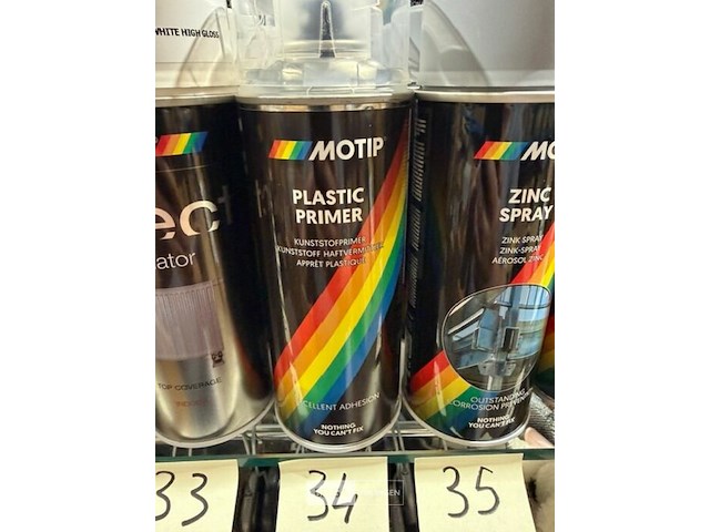 6x motip plastic primer 400ml (houdbaar tot 2034) - afbeelding 3 van  3