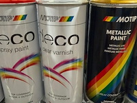 6x motip spray paint hoogglans vernis 400ml (houdbaar tot 2034) - afbeelding 2 van  3