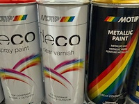 6x motip spray paint hoogglans vernis 400ml (houdbaar tot 2034) - afbeelding 2 van  2