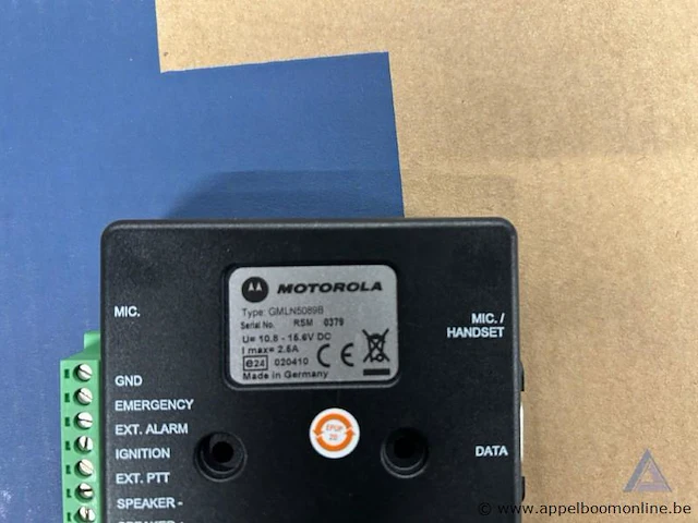 6x motorola junction box gmln5089b. werking niet gekend. - afbeelding 2 van  2
