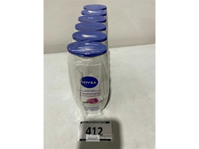 6x nivea douchegel 250ml/ cashmere&cottonseed - afbeelding 3 van  3