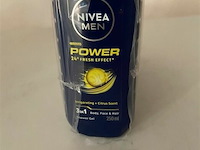 6x nivea douchegel 250ml power - afbeelding 2 van  3