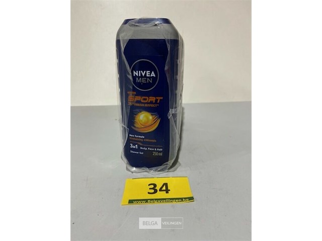 6x nivea men sport 250ml - afbeelding 2 van  3