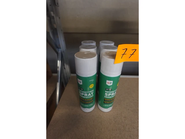 6x ontsmettingspray tec7 - afbeelding 1 van  2