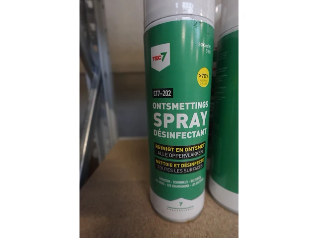 6x ontsmettingspray tec7 - afbeelding 2 van  2