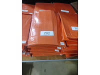 6x oranje stretchcover + topcover voor statafel diam.80-85cm. nieuw (6x) - afbeelding 2 van  2