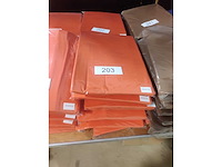 6x oranje stretchcover + topcover voor statafel diam.80-85cm. nieuw (6x) - afbeelding 1 van  1