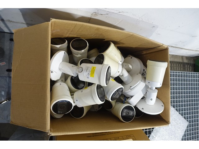 6x pallet diverse beveiligingscamera's wisenet + bevestigingen - afbeelding 18 van  25
