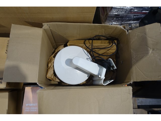 6x pallet diverse beveiligingscamera's wisenet + bevestigingen - afbeelding 20 van  25