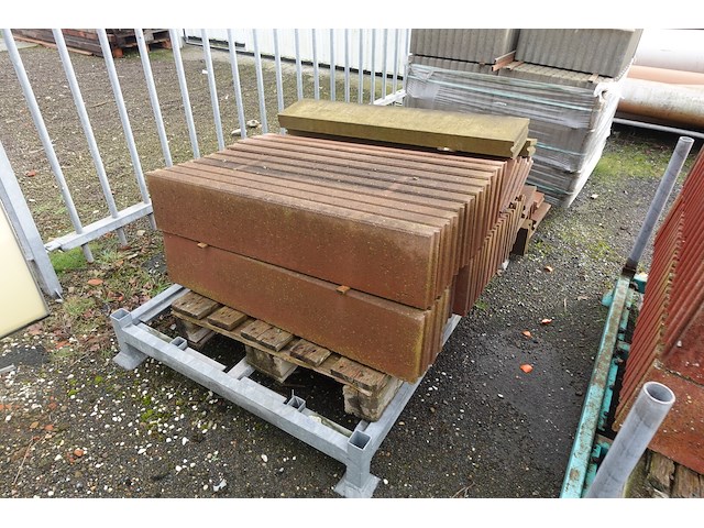 6x pallet diverse boordstenen - afbeelding 5 van  9