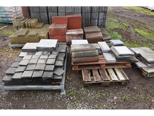 6x pallet diverse boordstenen - afbeelding 7 van  9