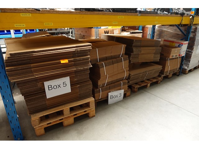 6x pallet kartondozen - afbeelding 1 van  7