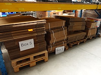 6x pallet kartondozen - afbeelding 1 van  7
