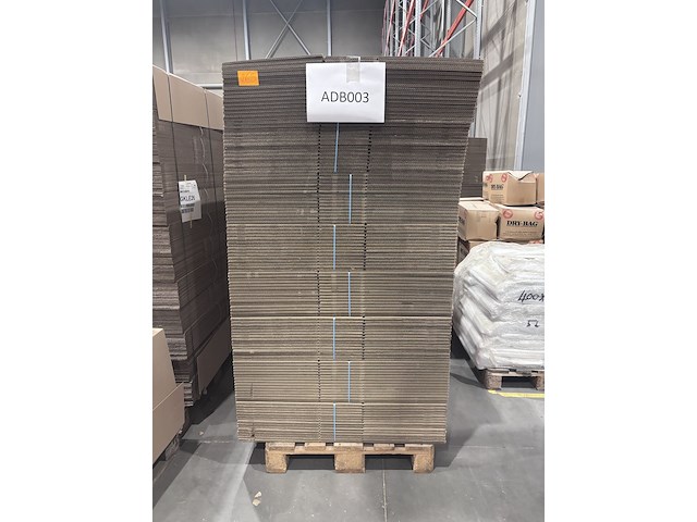 6x pallet kartonnen dozen - afbeelding 1 van  4
