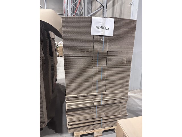 6x pallet kartonnen dozen - afbeelding 3 van  4