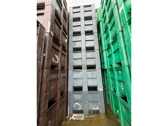 6x palletbox kunststof - afbeelding 1 van  2