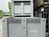 6x palletbox kunststof - afbeelding 1 van  2