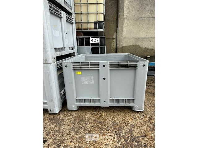 6x palletbox kunststof - afbeelding 2 van  2